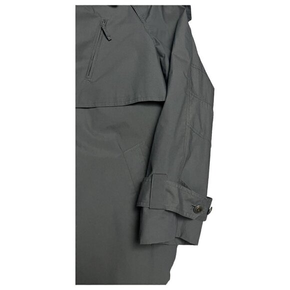 MOORES Vintage 90s Luxury Designer Water Resistant Trench Coat - 44S (XL) - Picture 5 of 6